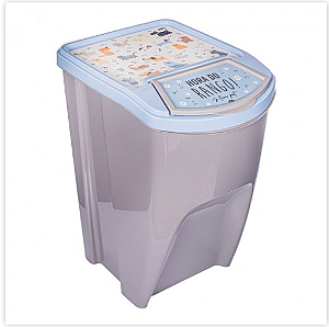 Porta Ração Empilhável Pet 34 L Plasútil
