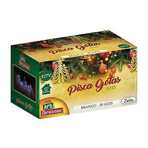 Pisca Gotas Com 20 Leds Branco ATEF