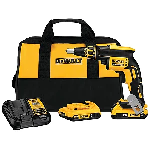 Kit Parafusadeira Drywall 20V Max Brushless 20V Maleta 220v DeWalt