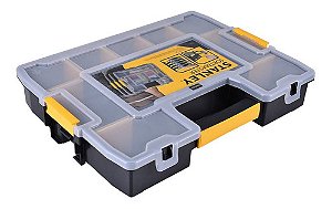 Maleta Plástica Simples Para Ferramentas E Parafusos Stanley Cor Preto