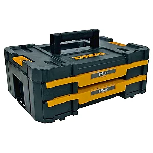 Caixa Organizadora De Ferramentas TSTAK® Nº 4 com Fecho Metálico 16.5" DeWalt