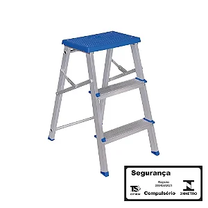 Escada Banqueta Aluminio Mor