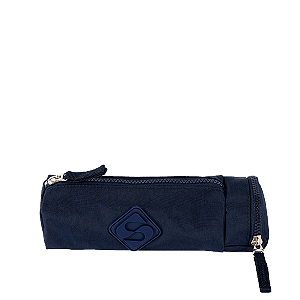 Estojo com Bolso Crinkle 2 Azul Sestini