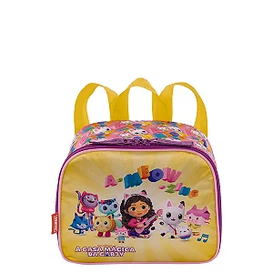Lancheira Pequena Gabby Meow Colorido Sestini