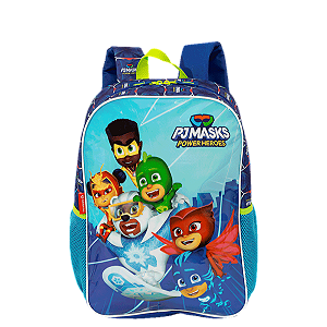 Mochila Grande PJ Masks Power Heroes Colorido Sestini