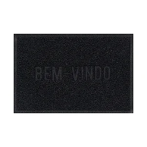 Capacho De Porta Vinílico Color Block 60X40cm Uzoo