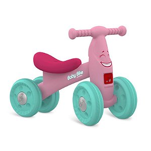 Baby Bike Equilibrio Joy Rosa Bandeirantes