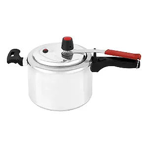 Panela Pressão Alum Premium Fech Inter 4,5l Polida Panelux