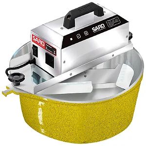 Misturador Elétrico 10 Litros Bivolt 50/60 HZ Amarelo Saro