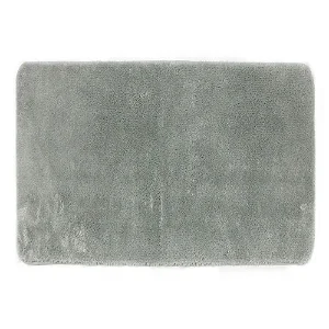 Tapete De Microfibra Comfort Cinza Plus 60x40cm Uzoo