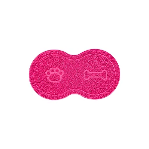 Tapete Pet Comedouro Vinílico Cão 46X26cm Uzoo