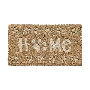 Capacho De Porta Fibra De Coco Home Pet 60X33cm Uzoo