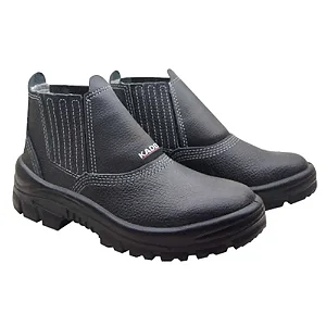 Botina Flex de Elástico Preta 44 Kadesh