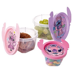 Conjunto 3 Potes Conect Redondo Angel Plasutil