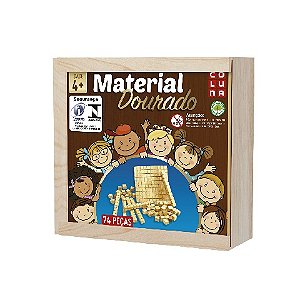 Material Dourado 74 Peças Pais & Filhos