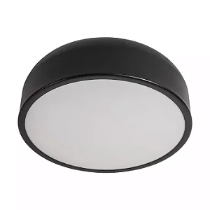 Plafon Bivolt Convexo Preto Usina Design