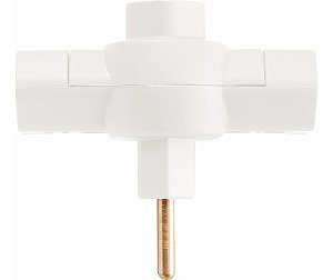 Plugue T 2p 10 A 250 V Branco - Tramontina