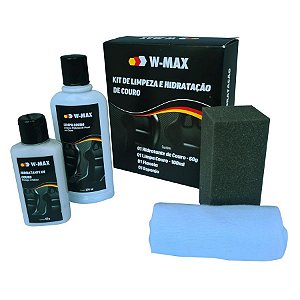 Kit para Limpeza e Hidratação de Couro com 4 Peças W-MAX - Wurth