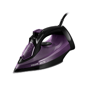 Ferro a Vapor Série 5000 Philips Walita Preto & Roxo 127V - DST5030