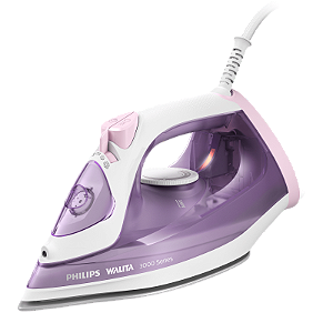 Ferro a Vapor Série 3000 Philips Walita Branco & Rosa 127V - DST3010