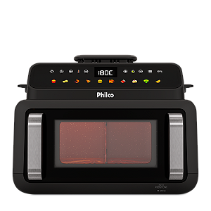 Air Fryer Philco 11L Digital 10 em 1 Visor Glass PAF11C - 127V