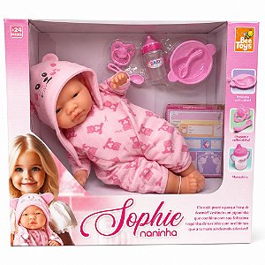 Boneca Sophie Naninha Com Acessórios - Bee Toys