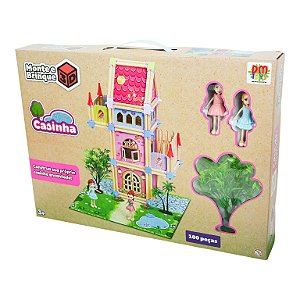 Monte e Brinque 3D Casinha - DM TOYS
