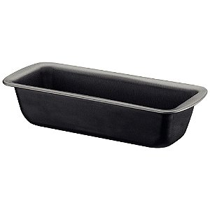 Forma para Pão e Bolo Tramontina em Alumínio com Revestimento Antiaderente Starflon Max Grafite 26 cm 1,4L