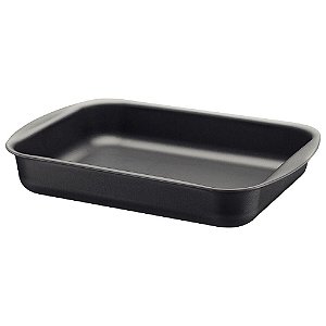 Assadeira Funda Tramontina Brasil em Alumínio com Rev. Interno e Externo Antiaderente Starflon Max Grafite 40cm 7,2L