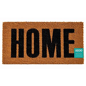 Capacho Fibra De Coco Retangular 60X33cm Home - Uzoo