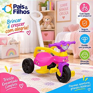 Triciclo Encantado Completo Pais & Filhos