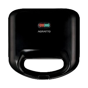 Sanduicheira Aroma ASAP01I-01 Preta 750W 127V - Agratto