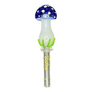 Piteira de Vidro Cogumelo Premium Art Bong