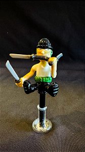 Piteira de Vidro Artística Zoro – Peça Exclusiva