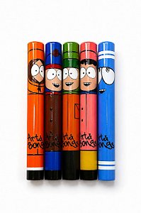 Kit Piteira de Vidro South Park 5 Peças