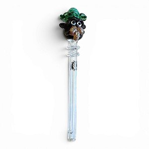 Piteira de Vidro Urso Cali Glass
