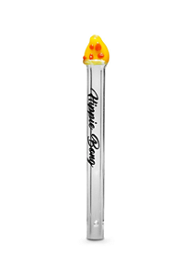 Piteira de Vidro Hippie Bong Pizza Miniatura