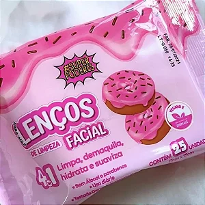 Lenço demaquilante 4 em 1 #superpoderes DONUTS