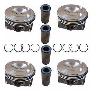 Pistão e Anel Audi Volkswagen Jetta Tiguan Passat Golf A3 A4 A5 Q3 Q5 Tsi Tfsi 2.0 16v 0,50 - 06H107065DD, 06H107065DM, 06H107065DN, 06L107065K, 06L107065P, 06L107065BR