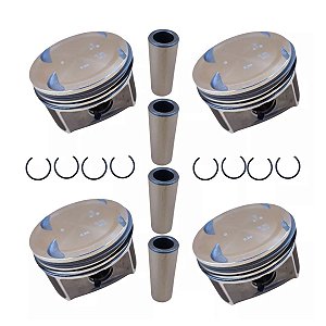 Pistão e Anel Mercedes-Benz CLC200 CLK SLK200 C180 C200 1.8 16V Kompressor 271.910 271.957 STD - 2710302317 2710302517 2710306817 A2710302317