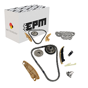 Kit Corrente da Distribuição Land Rover Jaguar Discovery Sport Evoque Epace Fpace Ftype Ingenium Aj200 2.0 16v Diesel