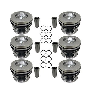 Pistão e Anel Volkswagen Audi Amarok Q7 TDI 3.0 Diesel 24V 050 - 059107065DP, 059107103CE, 059107065