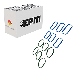 Kit Junta Do Coletor Admissao Dodge Journey Jeep Chrysler 3.6 V6 (Par) - 5184331Ac 5184562Ac