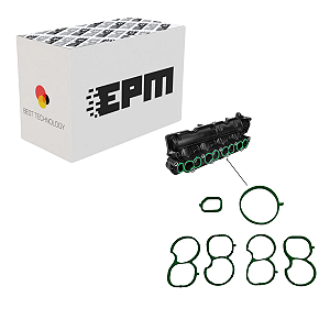 Junta Do Coletor De Admissao Fiat Toro Jeep Compass Renegade 2.0 Diesel - 55566258, 55571993, 8306