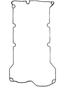 Junta Da Tampa De Valvulas Macan Porsche 3.0 3.6 L.D (4-6 Cyl) (S/ Oring) - 94610593500