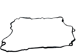 Junta Da Tampa De Valvulas Porsche Macan 3.0 3.6 L.E (1-3 Cyl.) (S/ Oring) - 94610593565, 94610593560