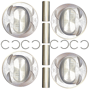 Pistao E Anel Audi A1 1.4 Caxa Std - 03C107065Ap