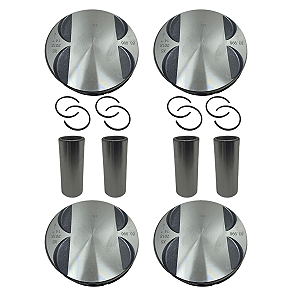 Pistao E Anel Bmw N46 2.0 16V 050 - Modelo Old