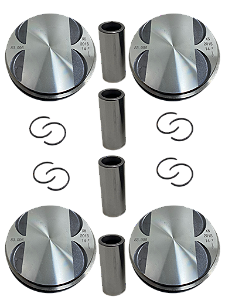 Pistao E Anel Bmw N46 2.0 16V Std - Modelo Old