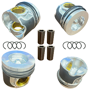 Pistao E Anel Land Rover Jaguar Aj200 Diesel Dta 240Cv Biturbo (Jogo) Std